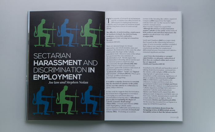 Social Justice Review - Sectarian Harassment - Print 01