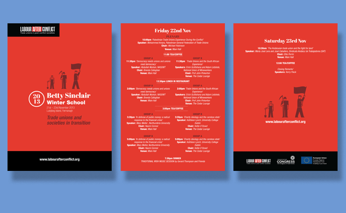Betty Sinclair Winter School Programme Print GIF 01